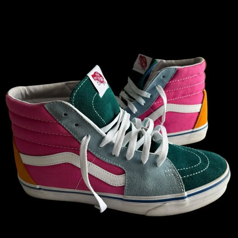 Vans suede colorful